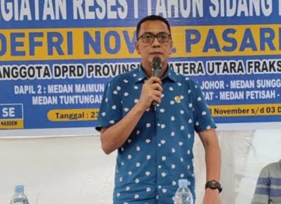 Serap Aspirasi, Defri Noval Pasaribu Minta Dishub Medan Segera Eksekusi Keluhan Warga