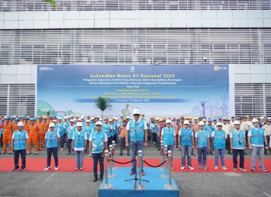 Peduli Keselamatan, PLN UID Sumatera Utara Laksanakan Apel Siaga Bulan K3 Nasional 2025