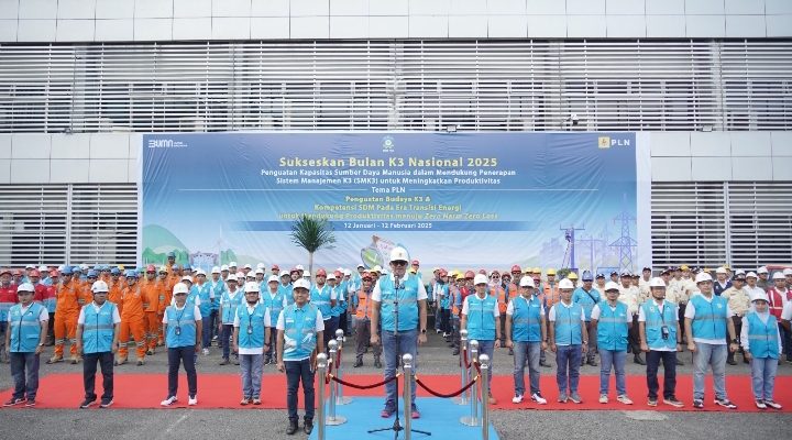Peduli Keselamatan, PLN UID Sumatera Utara Laksanakan Apel Siaga Bulan K3 Nasional 2025