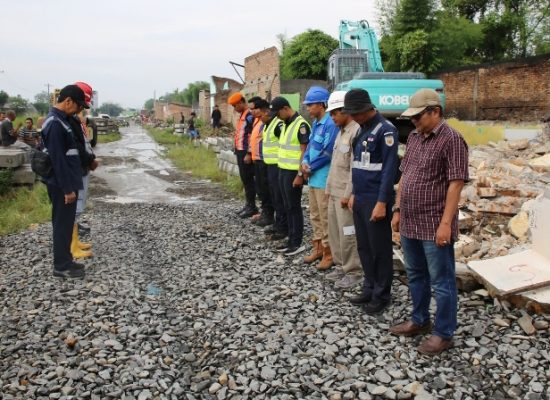 Dukung Pembangunan Stasiun Helvetia, Divre I Sumut Lakukan Penertiban 130 Bangunan