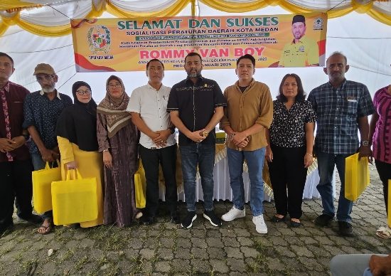 Anggota DPRD Medan Rommy Van Boy Sosialisasikan Perda Tentang Sistem Kesehatan Kota Medan