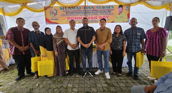 Anggota DPRD Medan Rommy Van Boy Sosialisasikan Perda Tentang Sistem Kesehatan Kota Medan