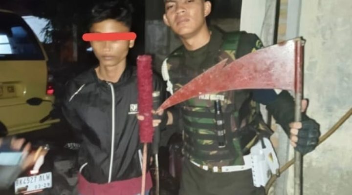 Tim Anti Begal Denpom I/5 Medan Gagalkan Aksi Kejahatan Geng Motor Berkelewang