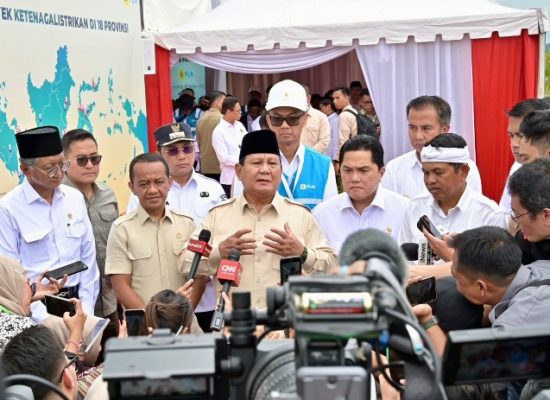 Presiden Prabowo Resmikan Proyek Strategis Ketenagalistrikan Terbesar di Dunia