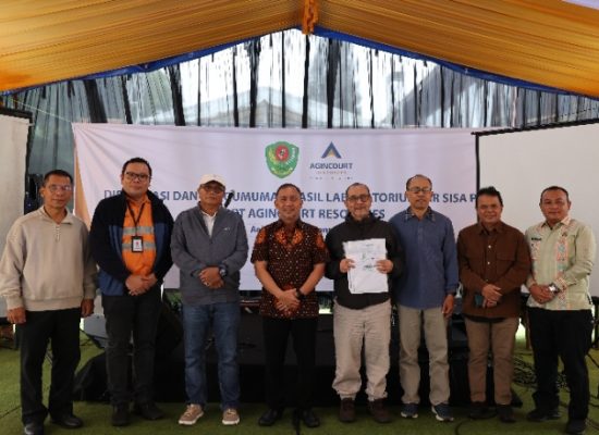 11 Tahun Air Sisa Proses Tambang Emas Martabe Selalu Patuhi Baku Mutu