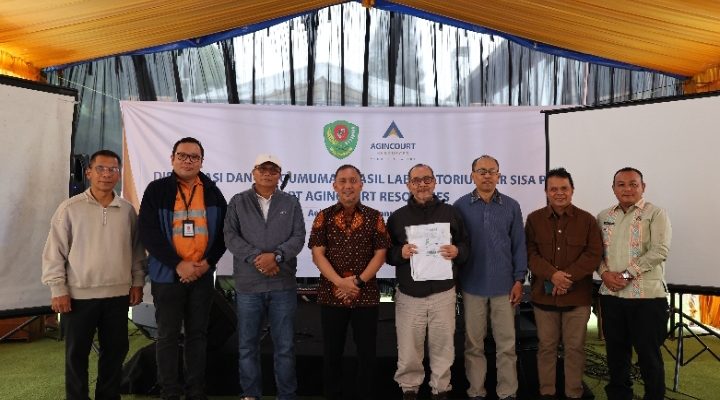 11 Tahun Air Sisa Proses Tambang Emas Martabe Selalu Patuhi Baku Mutu