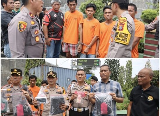 Empat Pelaku Pencurian di Tol Medan Tembung Ditangkap Kurang dari Satu Jam