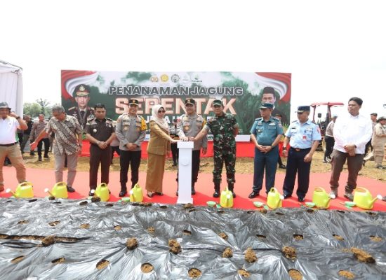 Penanaman 1 Juta Hektare Jagung: Polda Sumut Fokus Produksi 100 Ribu Ton