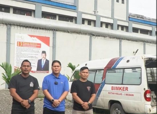 Rutan Kelas I Medan Antar 5000 Paving Block Pesanan Mesjid Al-Mukhlisin Helvetia