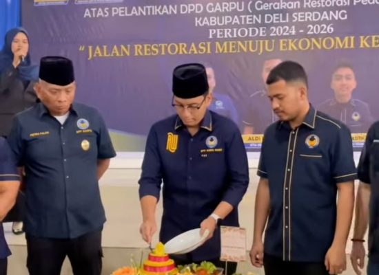 Rico Waas Hadiri Pelantikan GARPU Deliserdang, Ingin UMKM Lebih Berkembang