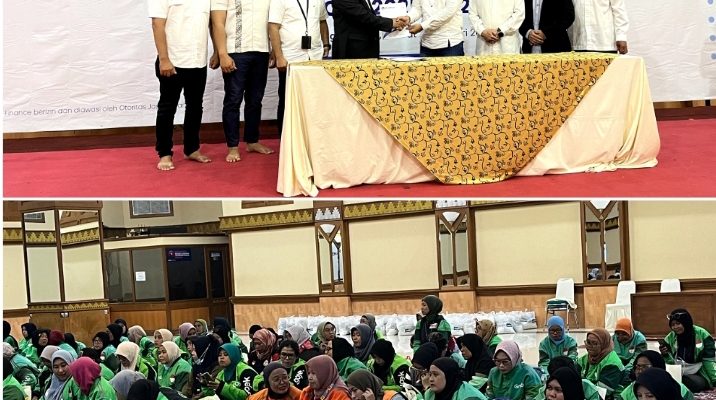 Dukung Kesejahteraan Lady Ojol, Adira Finance Bersama LAZ Al Azhar Salurkan Ratusan Paket Bahagia
