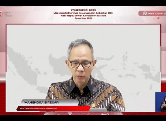 OJK Nilai Stabilitas Sektor Jasa Keuangan Stabil di Tengah Dinamika Global