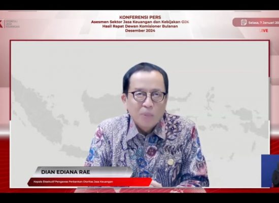 OJK: Kredit Perbankan Tumbuh 10,79 Persen jadi Rp7.717 Triliun di November 2024