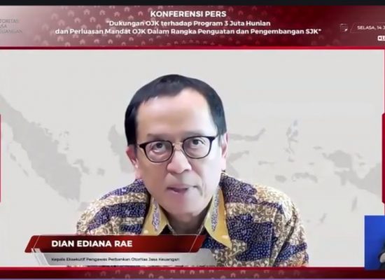 OJK Pede Likuiditas Perbankan Ample Dukung Program 3 Juta Rumah