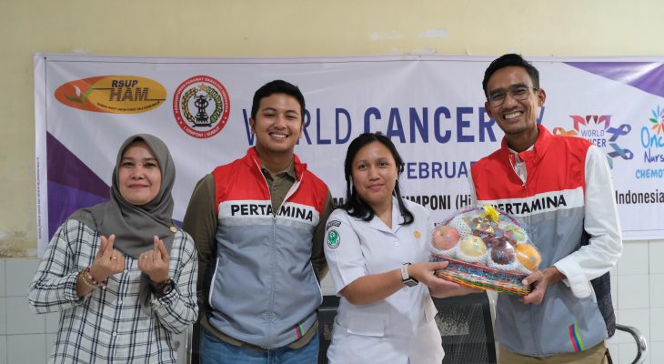 Pertamina Patra Niaga Beri Semangat dan Bantuan Kepada Anak-Anak Penderita Kanker di Medan