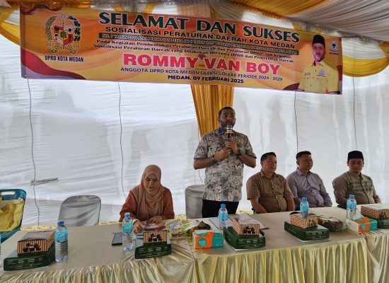 Rommy Van Boy Imbau Masyarakat Jaga Kebersihan Kota Medan