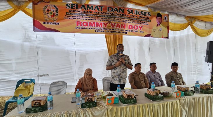 Rommy Van Boy Imbau Masyarakat Jaga Kebersihan Kota Medan