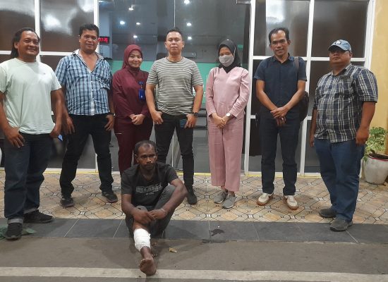 Tim Reskrim Polsek Medan Baru Tembak Kaki Maling Motor di Parkiran di depan Tiara Conventoin Centre