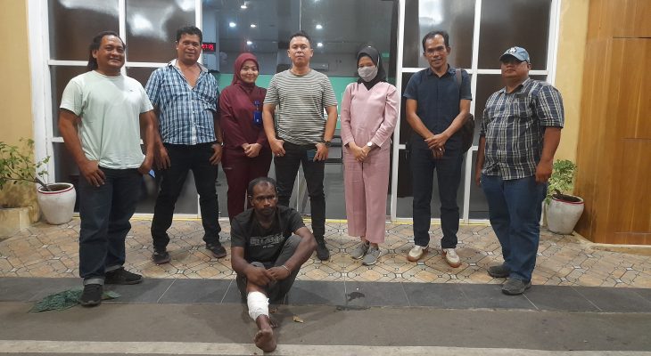 Tim Reskrim Polsek Medan Baru Tembak Kaki Maling Motor di Parkiran di depan Tiara Conventoin Centre