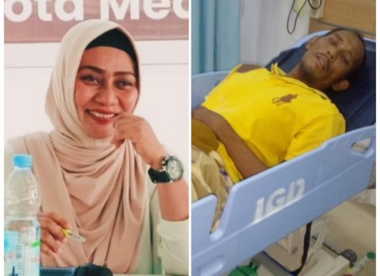 Anggota DPRD Medan Lailatul Badri Fasilitasi Pasien Sakit Tumor Berobat Ke RS Adam Malik
