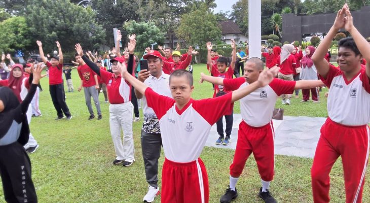 Golden Dream Festival SOIna Sumut: Ratusan Anak Bertalenta Khusus Antusias Ikuti Senam Ceria