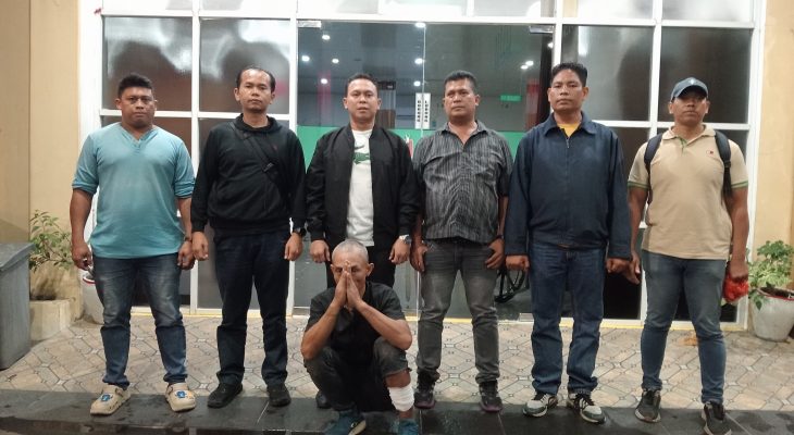 Tim Reskrim Polsek Medan Baru Tembak Kaki Pelaku Pencurian di Rumah Ibadah Viahara