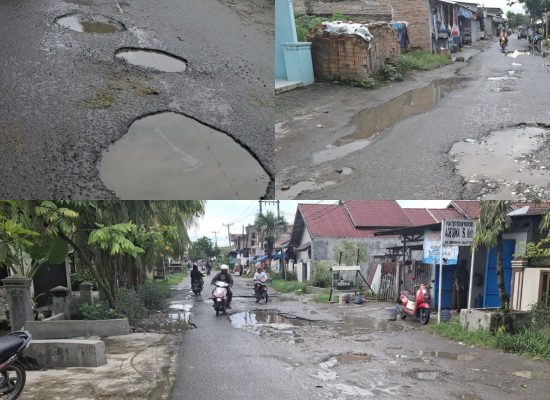 Warga Desak Bupati Deli Serdang Perbaiki Jalan Rusak di Sei Rotan
