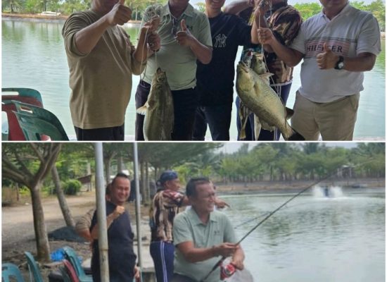 Kakanwil Ditjenimipas Sumut Yudi Suseno Pancing Ikan Siakap 8 Kg, Dukung Program Sosial GM FKPPI Medan