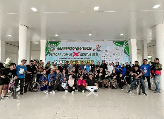Minggu Bugar Bersama Disporasu & KORMI, Ratusan Warga Ramaikan Lapangan Astaka