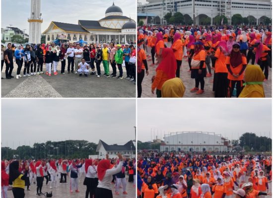 Minggu Bugar Bersama Disporasu dan KORMI Makin Diminati Masyarakat