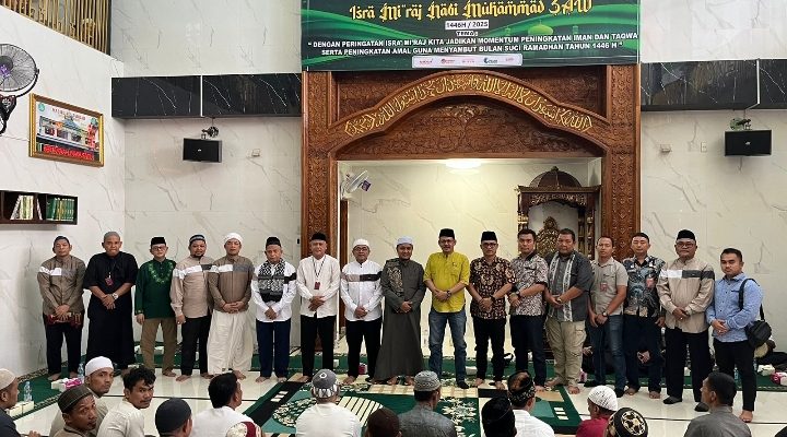 700 Warga Binaan Muslim Rutan Kelas I Medan Gelar Peringatan Isra’ Mi’raj 1446 H