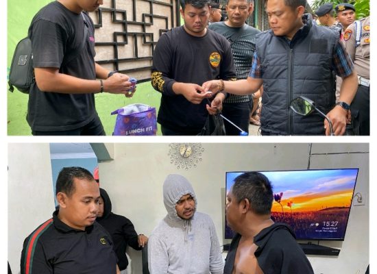 Gerebek Markas Narkoba Kampung Lalang, Bandar, Kurir, hingga Pemakai Digulung Polisi Medan