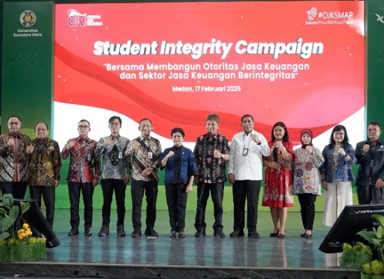 OJK Ajak Mahasiswa Tanamkan Integritas Sejak Dini Student Integrity Campaign (In Camp) 2025 di Universitas Sumatera Utara