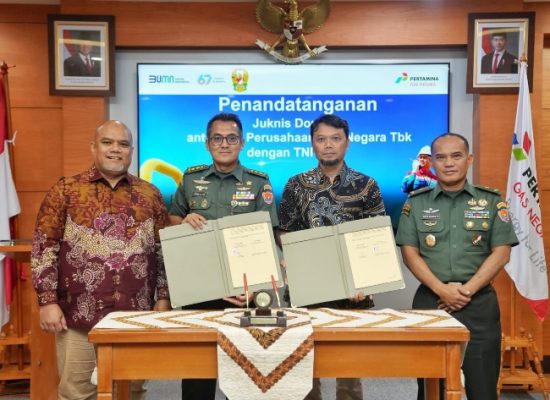 PGN Gandeng TNI AD, Perketat Keamanan Penyaluran Gas Bumi Nasional