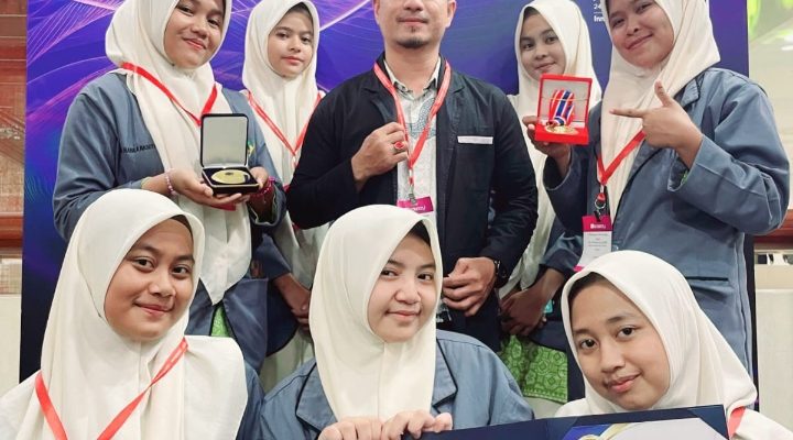 Tim Riset MAN 1 Madina Raih Medali Emas  di Malaysia Technology Expo 2025