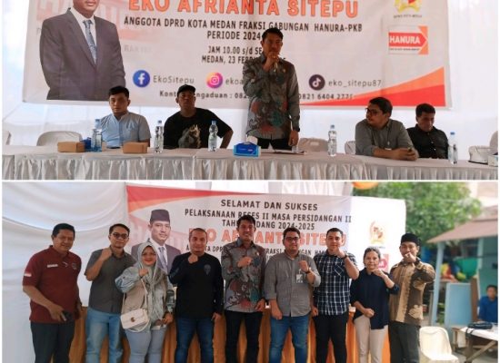 Legislator Eko Afrianta Sitepu Reses di Dua Tempat, Prioritaskan Segala Keluhan Masyarakat
