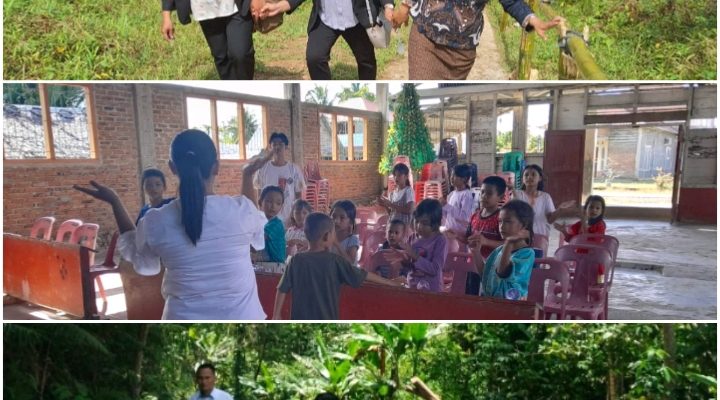 Kisah Perjuangan Penyuluh Agama Kristen Kemenag Nias, Jalan Kaki 3 Kilometer, Lewati Gunung Hingga Menyebrangi Sungai