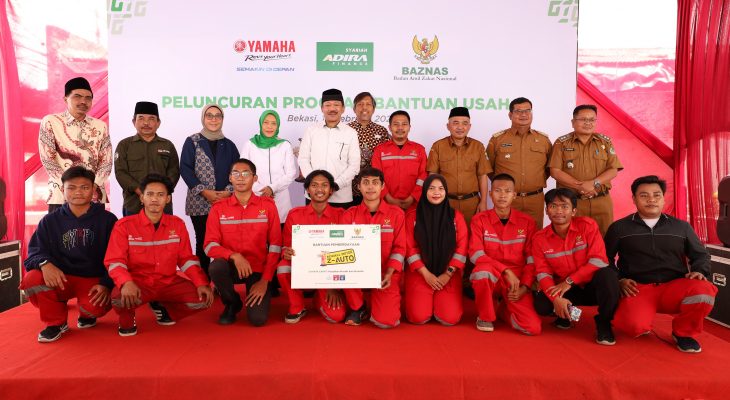Sejahterakan Mustahik, BAZNAS RI Bersama Adira Finance Syariah Resmikan Program Z-Auto di Bantar Gebang