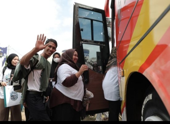 Mudik Bersama BUMN 2025, PLN UID Sumut Berangkatkan 576 Pemudik