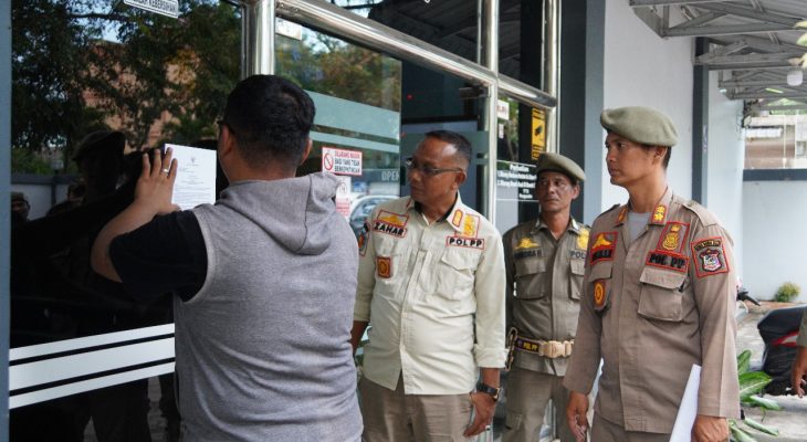Satpol PP Tanjungbalai Sosialisasi dan Bagikan Surat Edaran Wali Kota Terkait Larangan Selama Bulan Ramadhan Di Sejumlah Lokasi