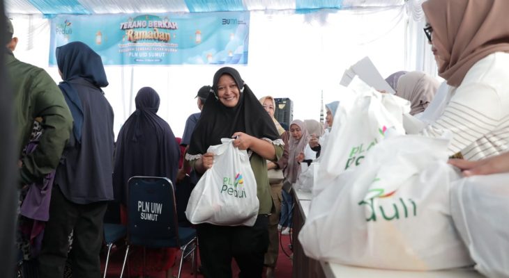PLN UID Sumut Jual 1000 Paket Sembako Cuma Rp50 Ribu, Warga Antusias: ‘Terima Kasih PLN