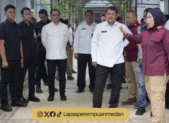 Kunjungan Kerja Dirjenpas Mashudi Ke Lapas Perempuan Kelas IIA Medan