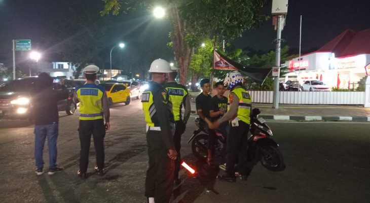 Denpom 1/5 dan Satlantas Polrestabes Medan Gelar Penertiban Pelanggaran Lalu Lintas di Bulan Ramadhan