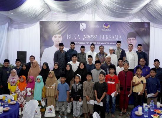Pererat Kekeluargaan, Walikota Medan Gelar abuka Bersama Dengan PSP Center dan Partai Nasdem