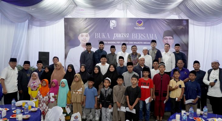 Pererat Kekeluargaan, Walikota Medan Gelar abuka Bersama Dengan PSP Center dan Partai Nasdem