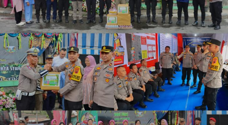 Kapolres Pelabuhan Belawan AKBP Oloan Siahaan, SIK., MH. Tinjau Pos Pengamanan Operasi Ketupat Toba 2025