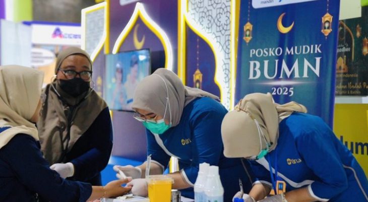 Bank Mandiri Hadirkan Posko Layanan untuk Pemudik, Mudik Aman dan Nyaman