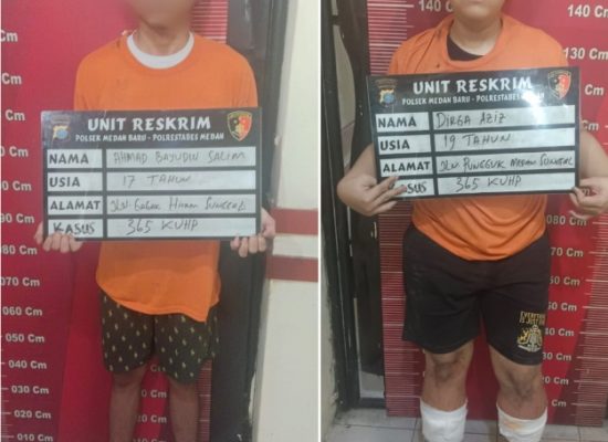 Resrkim Polsek Medan Baru Tembak Kawanan Begal