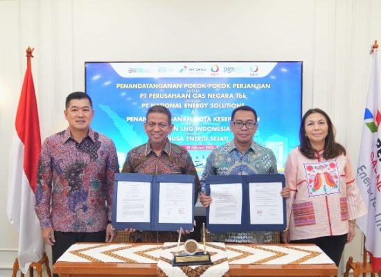 PGN Datangkan LNG dari Berau Kalimantan Timur Guna Perkuat Pasokan Gas Domestik
