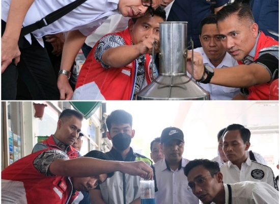 Cek Kualitas BBM di SPBU Medan, Pertamina Patra Niaga Regional Sumbagut Bersama Lintas Stakeholder Tinjau Proses Pendistribusian